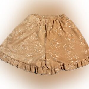 LuLaRoe Tan High Waist Ruffle Shorts